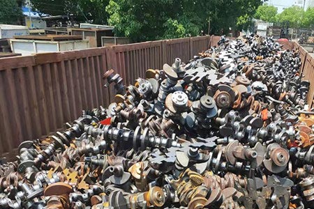 九江柴桑赛城湖水产养殖场废钢材回收